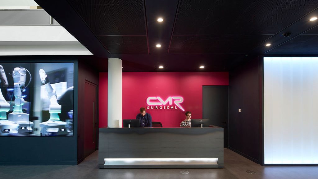 AIS design and build project for CMR Surgical Robotics